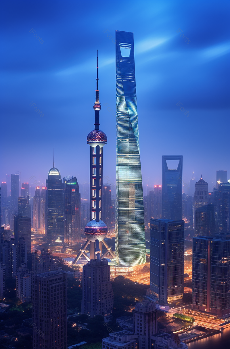 建筑现代都市城市上海东方明珠高楼大厦灯光车流光轨夜景摄影,高清,摄影图,摄影图片,图片大全,摄影图免费下载